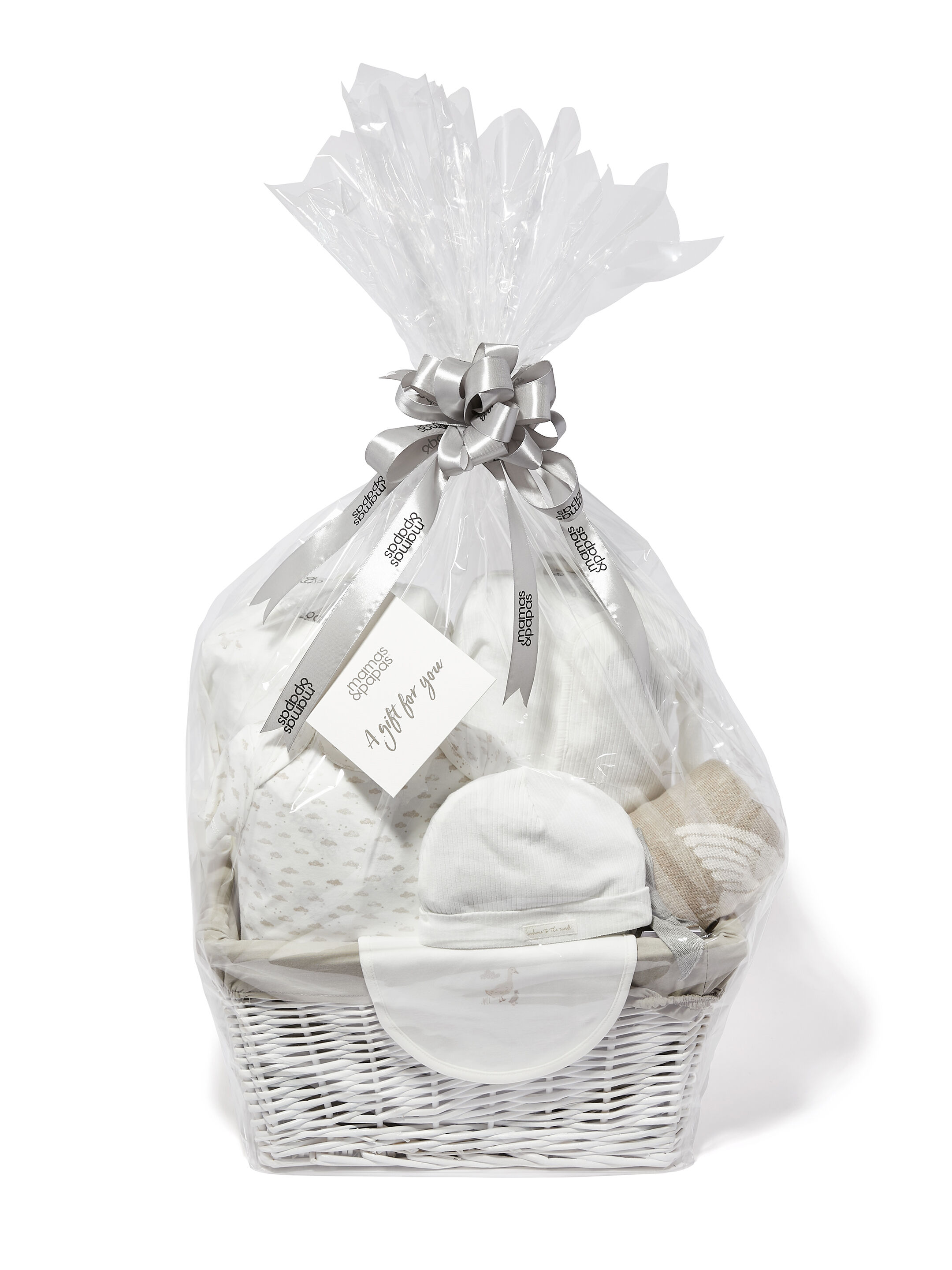 سلة هدايا للرضع - مجموعة ملابس داكلينج &rlm;وبطانية منسوجة image number 2